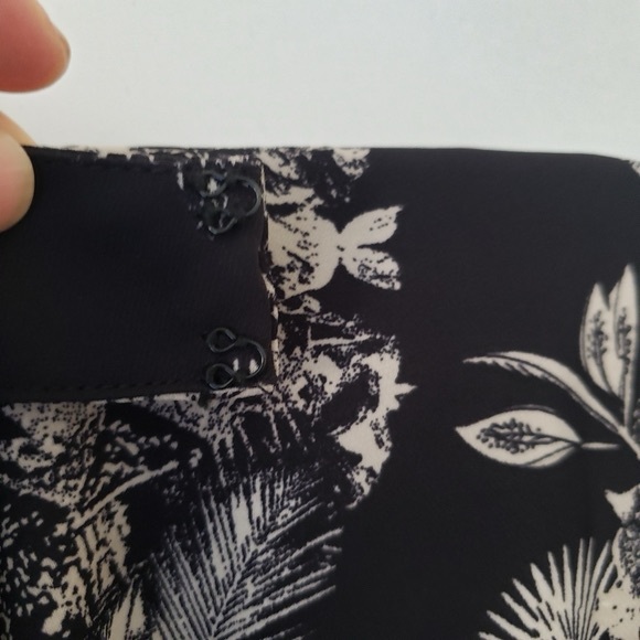 RW & Co Floral Printed Long Sleeve Midi Dress Sz 4 NWT - Picture 9 of 12